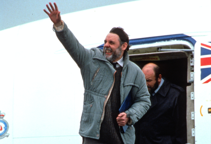 Thank you all! From Terry Waite CBE on the anniversary of his release